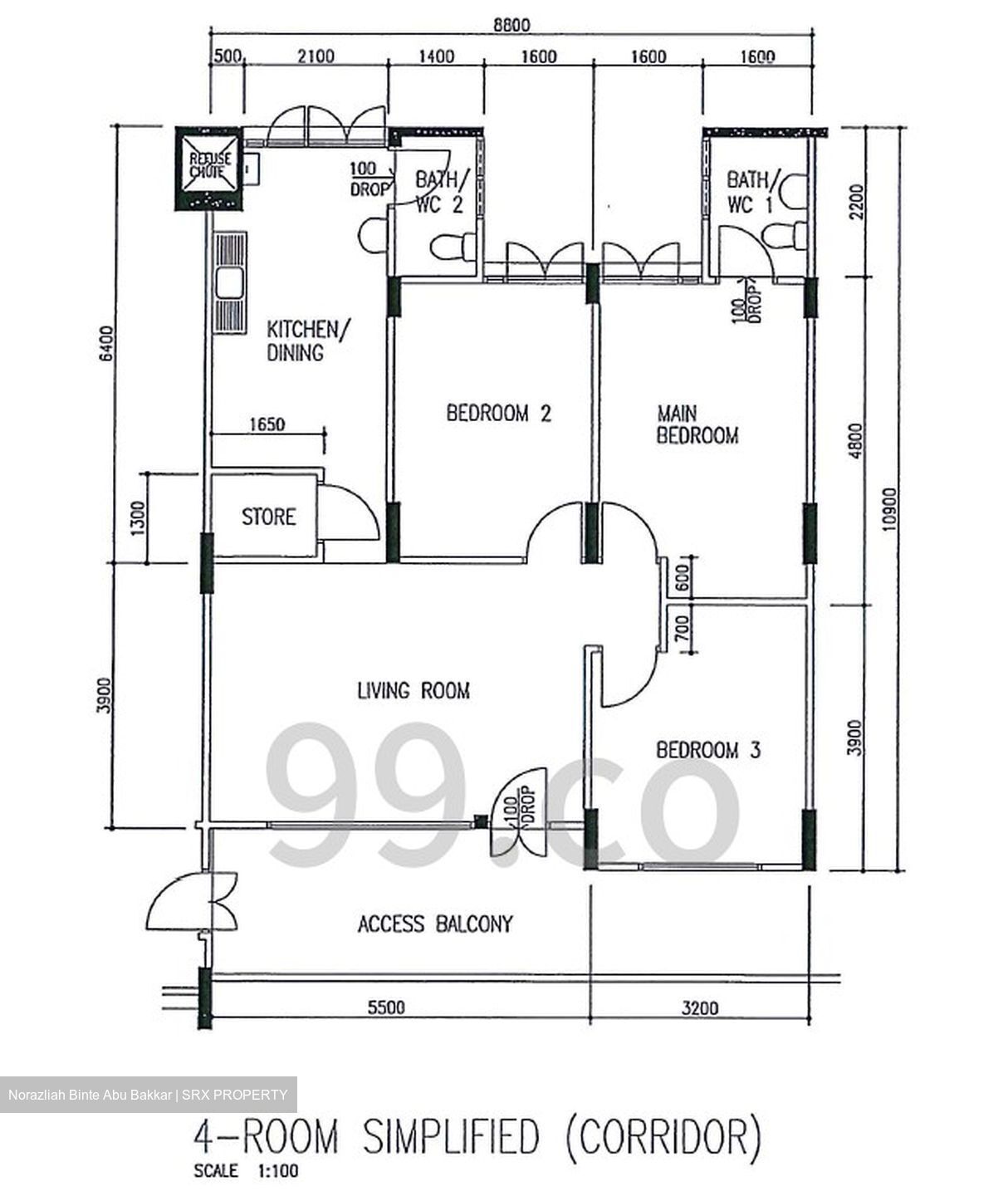 Blk 280 Ficus Vale (Yishun), HDB 4 Rooms #544044171